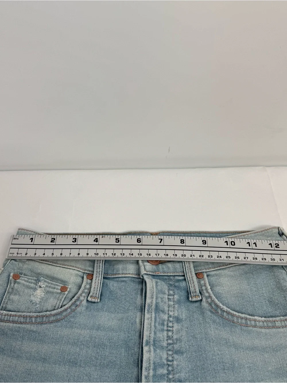 Mother Size 25 Denim the tripper cutoff fray Jean shorts Lots Of Free Hugs